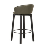 Sketch Glide Upholstered Barstool with Backrest
