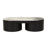 Pluto Oval Marble Coffee Table