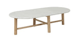 Artie Oval Marble Coffee Table