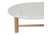 Artie Oval Marble Coffee Table