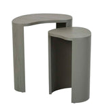 Oberon Curve Nest of 2 Side Tables