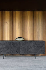Teak Graphic Sideboard