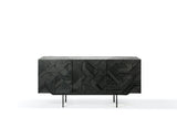 Teak Graphic Sideboard