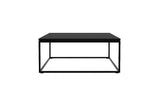 Oak Black Thin Coffee Table