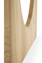 Oak Geometric Dining Table