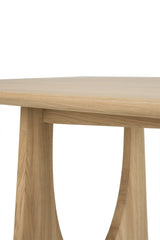 Oak Geometric Dining Table
