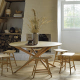 Oak Mikado Round Dining Table