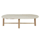 Artie Oval Marble Coffee Table