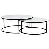 Elle Round Marble Nest Coffee Tables
