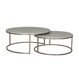 Elle Round Marble Nest Coffee Tables