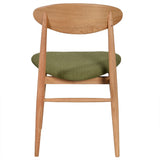 Lotus Dining Chair (Upholstered Seat)