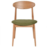 Lotus Dining Chair (Upholstered Seat)