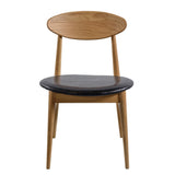 Lotus Dining Chair (Upholstered Seat)