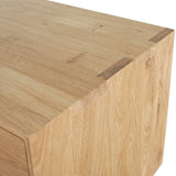 Oak Nordic 1 Drawer Bedside