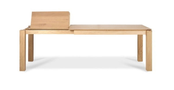 Oak Slice Extension Table