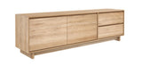 Oak Wave Entertainment Unit