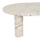 Amara Round Leg Oval Coffee Table