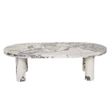 Amara Round Leg Oval Coffee Table