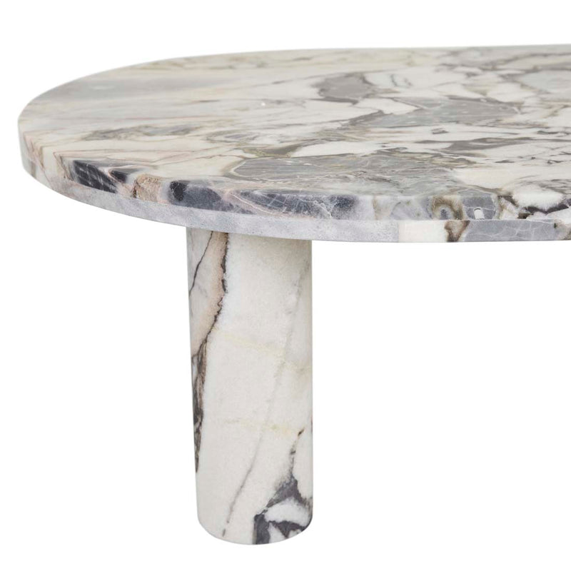 Amara Round Leg Oval Coffee Table