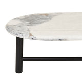 Artie Oval Marble Coffee Table