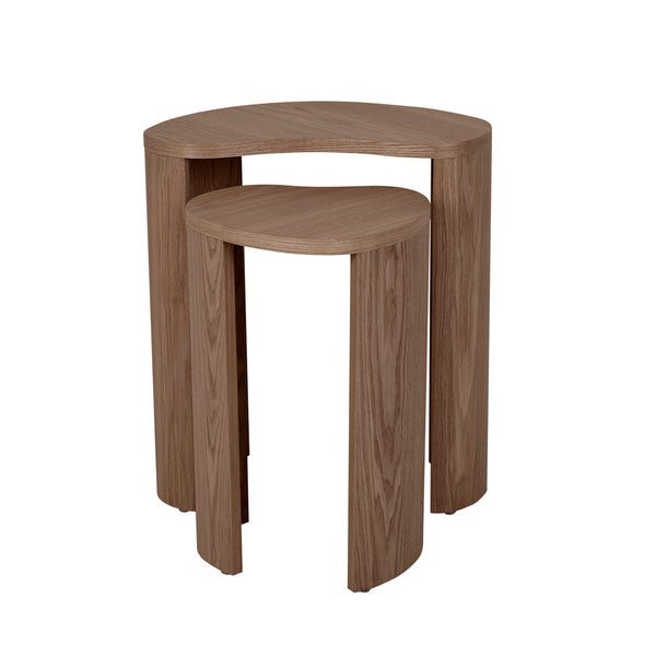 Oberon Curve Nest of 2 Side Tables