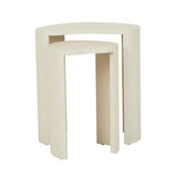 Oberon Curve Nest of 2 Side Tables