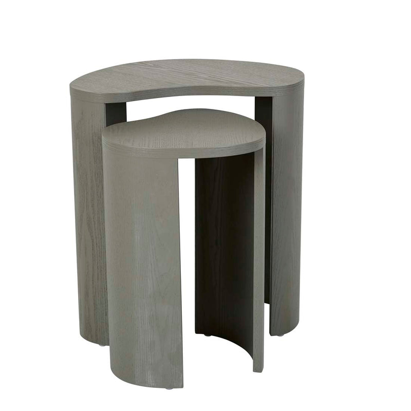 Oberon Curve Nest of 2 Side Tables