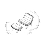 Miller Occasional Chair & Ottoman