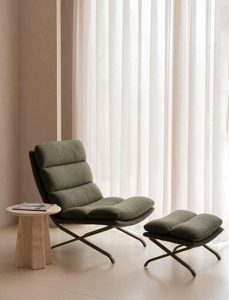 Miller Occasional Chair & Ottoman