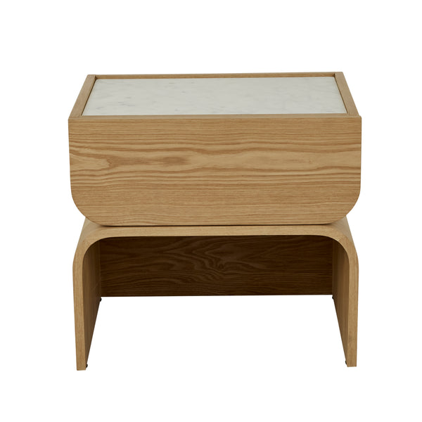 Artie Arc Marble Bedside