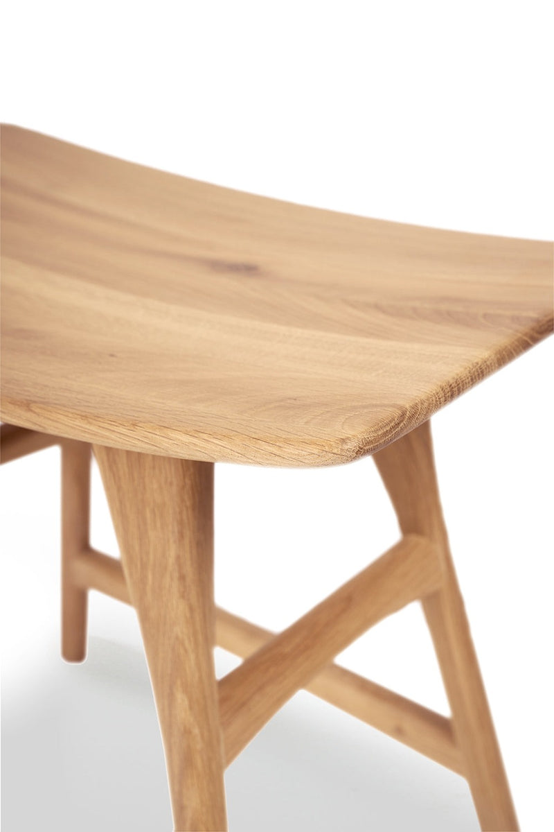 Oak Osso Stool - Low