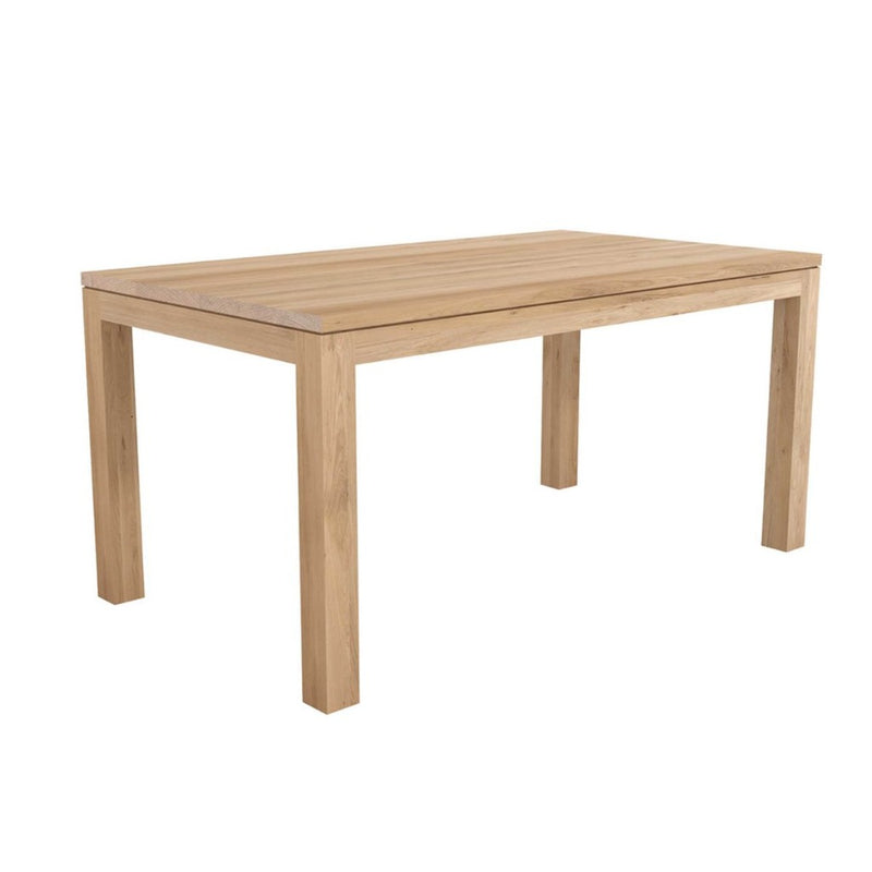 Straight Table Design Oak Straight Dining Table