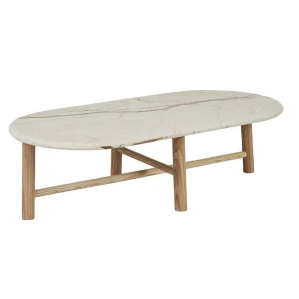 Artie Oval Marble Coffee Table